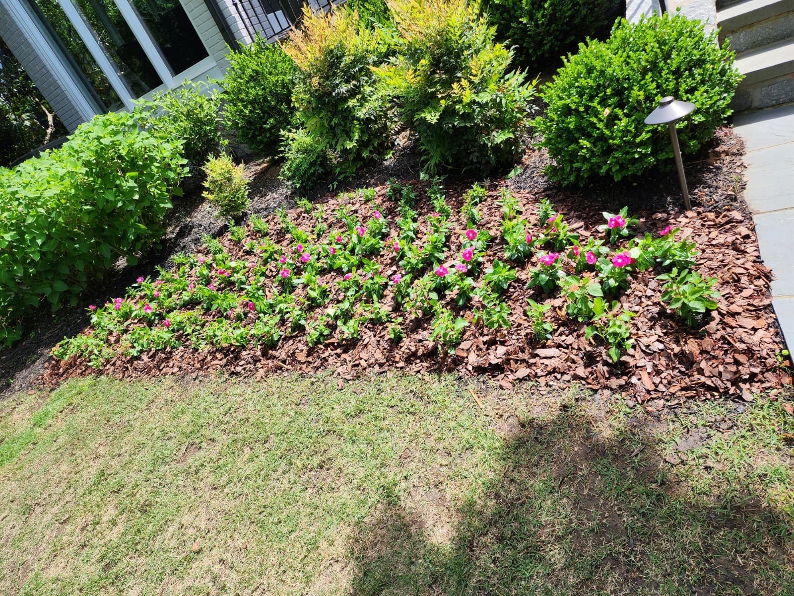 Landscape design and installation work, view 1